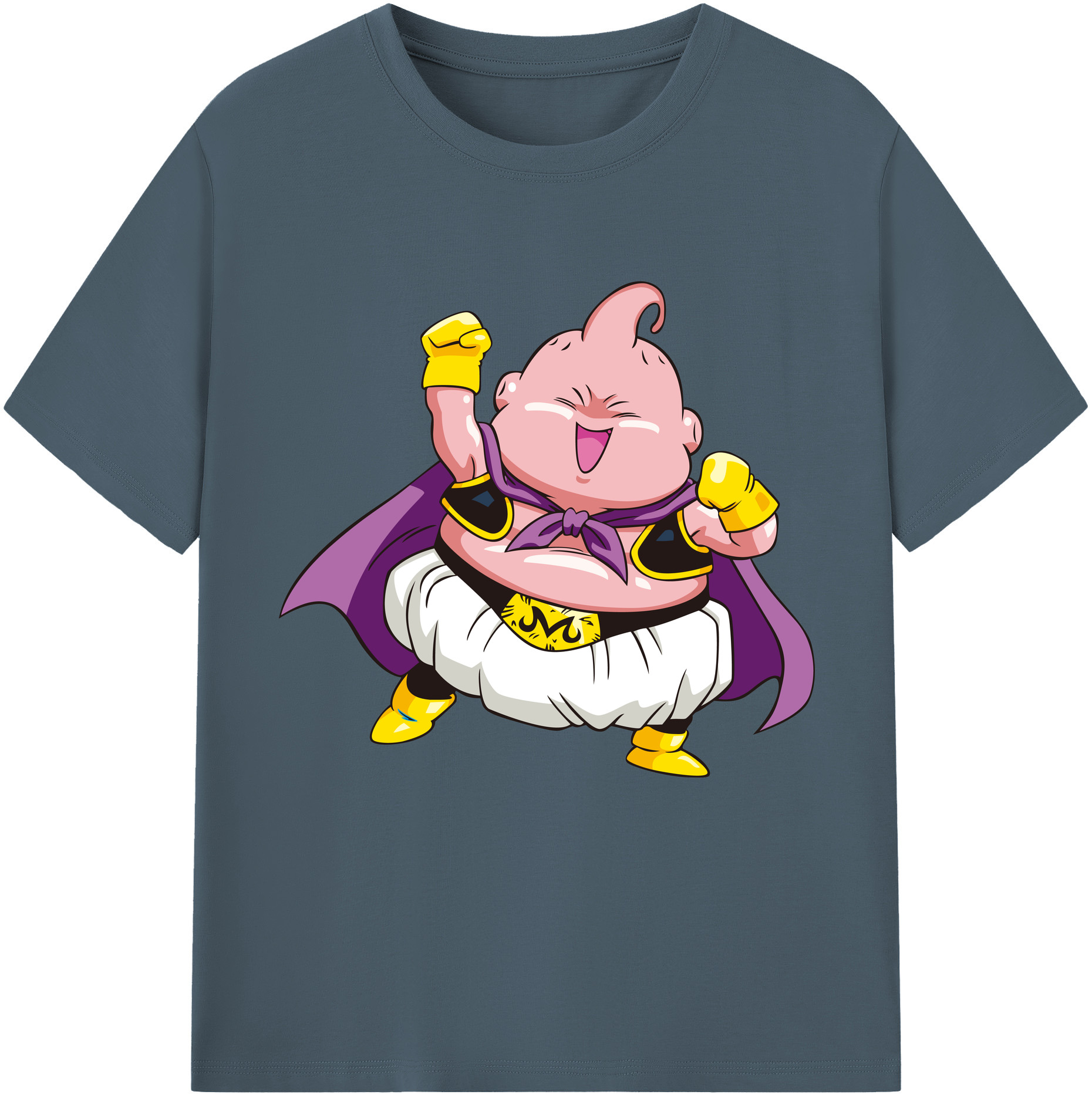 （画像用） ドラゴンボール 魔人ブウ DRAGON BALL Majin Buu 綿100％半袖Tシャツ（フロントプリント）